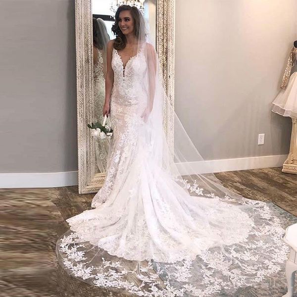 lace mermaid wedding dresses v neck 2020 beach princess spring wedding gown robe de mariée boho wedding dress abito da sposa, White
lace mermaid wedding dresses v neck 2020 beach princess spring wedding gown robe de mariée boho wedding dress abito da sposa, White