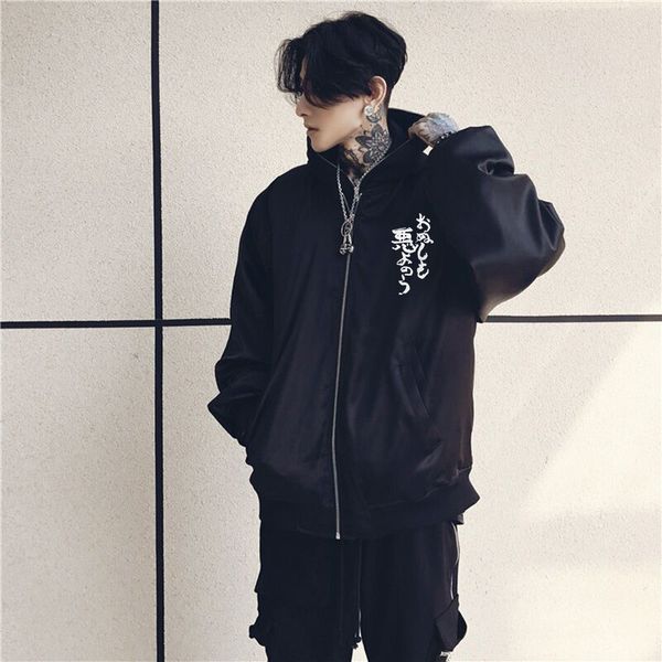 men's jackets 2021 spring bomber zipper evil spirit print jacket male casual streetwear hip hop pilot coat men clothing, Black;brown
men's jackets 2021 spring bomber zipper evil spirit print jacket male casual streetwear hip hop pilot coat men clothing, Black;brown