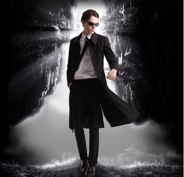 classical ankle length coat men spring autumn jacket coat lengthening long england style trench coat the film matrix same item windbreaker, Tan;black
classical ankle length coat men spring autumn jacket coat lengthening long england style trench coat the film matrix same item windbreaker, Tan;black