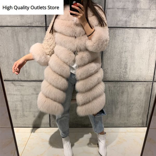 natural fur jacket women real fur jacket coat, Black
