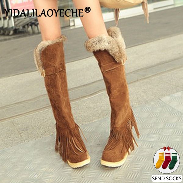 plush women snow boots solid winter boots women ladys warm shoes snow boot cow seude ladies slip-on knee high, Black
plush women snow boots solid winter boots women ladys warm shoes snow boot cow seude ladies slip-on knee high, Black