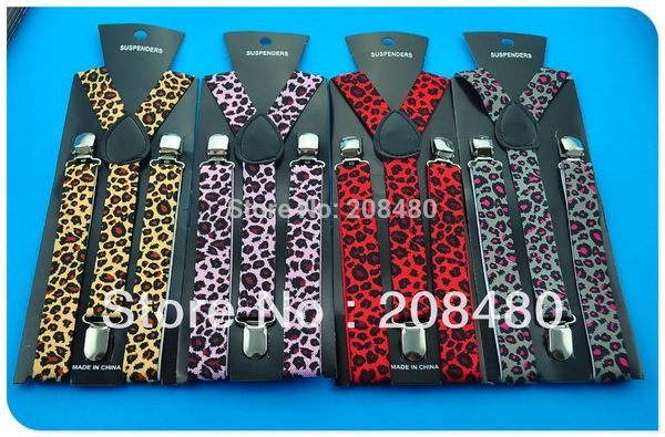 adjustable clip-on braces elastic slim suspender 1inch 4 colors leopard black y- back suspenders gallus wholesale &retail, Black;white
adjustable clip-on braces elastic slim suspender 1inch 4 colors leopard black y- back suspenders gallus wholesale &retail, Black;white