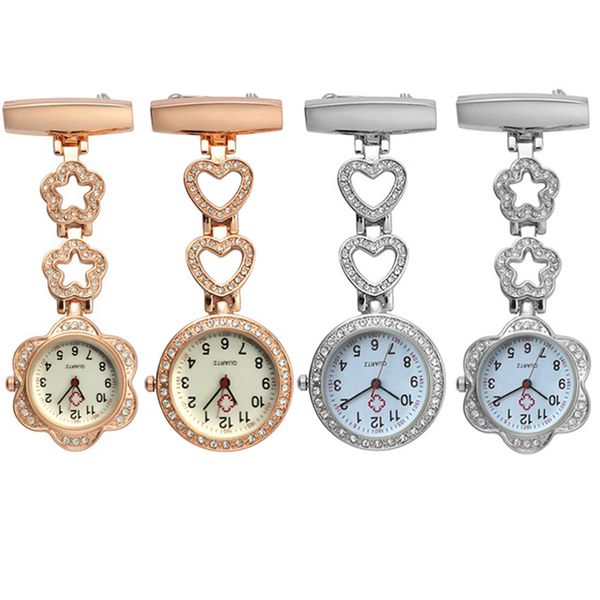 fashion women pocket watch clip-on heart/five-pointed star pendant hang quartz clock for medical doctor nurse watches js24, Slivery;golden
fashion women pocket watch clip-on heart/five-pointed star pendant hang quartz clock for medical doctor nurse watches js24, Slivery;golden