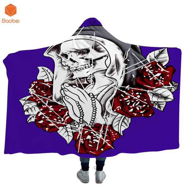 3d printed skull beads hooded blanket for adults floral gothic sherpa fleece wearable throw blanket bedding 200*150cm/130*150cm
3d printed skull beads hooded blanket for adults floral gothic sherpa fleece wearable throw blanket bedding 200*150cm/130*150cm