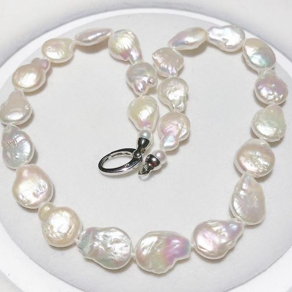new natural freshwater pearl 12 x16mm white reborn keshi irregular pearl pearl necklace 925 sterling silver clasp
new natural freshwater pearl 12 x16mm white reborn keshi irregular pearl pearl necklace 925 sterling silver clasp