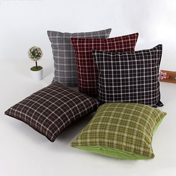 simple cotton linen modern nordic style plaid cushion cover pillowcase home decor sofa decorative throw pillow cover 45x45cm
simple cotton linen modern nordic style plaid cushion cover pillowcase home decor sofa decorative throw pillow cover 45x45cm