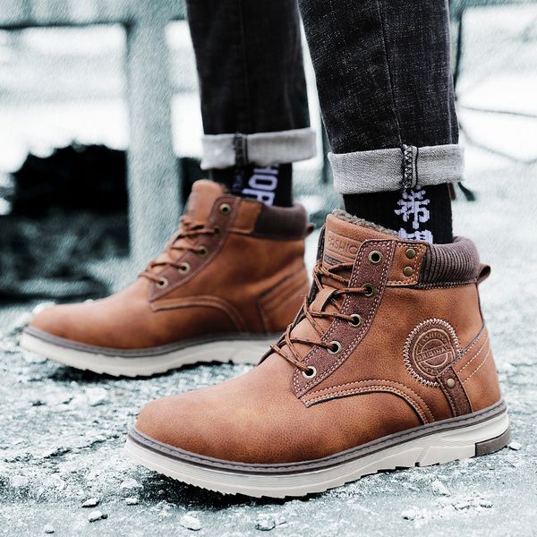 30 degrees below zero winter boots men warm shoes soft plush men ankle boots casual male footwear snow ka1813, Black
30 degrees below zero winter boots men warm shoes soft plush men ankle boots casual male footwear snow ka1813, Black