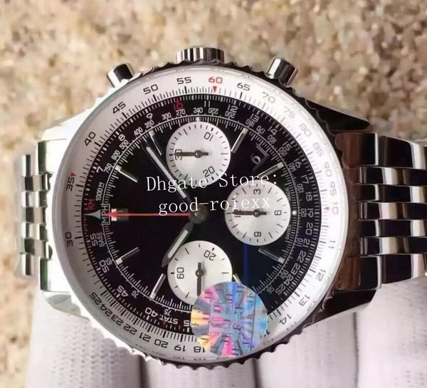 men's watches mens automatic chronograph eta 7750 watch men date navitimer 1884 sport valjoux stainless steel bracelet sapphire wristwa, Slivery;brown
men's watches mens automatic chronograph eta 7750 watch men date navitimer 1884 sport valjoux stainless steel bracelet sapphire wristwa, Slivery;brown