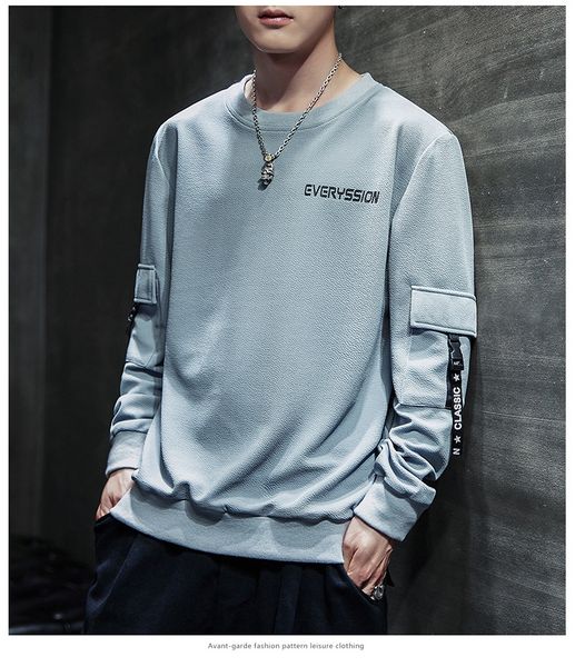 men letter printed side zipper hoodie autumn crew neck loose solid color pullover youth designer, Black
men letter printed side zipper hoodie autumn crew neck loose solid color pullover youth designer, Black