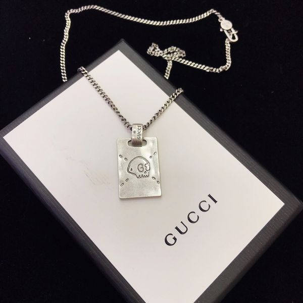 2020 luxury brands дизайнер призрачный choker ожерелья ювелирных гг площади ожерелье мужчин серебро ожерелье для женщин подарок, Silver
2020 luxury brands дизайнер призрачный choker ожерелья ювелирных гг площади ожерелье мужчин серебро ожерелье для женщин подарок, Silver