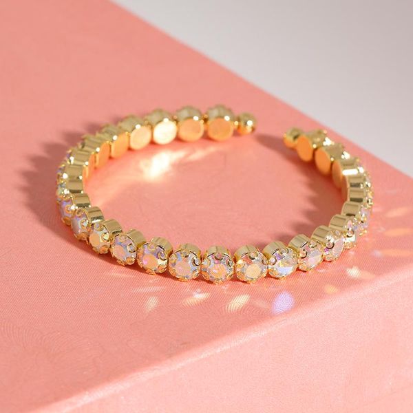 blijery fashion gold color open cuff bracelets for women multicolor crystal bangle bracelet wedding party jewelry gift, Black
blijery fashion gold color open cuff bracelets for women multicolor crystal bangle bracelet wedding party jewelry gift, Black