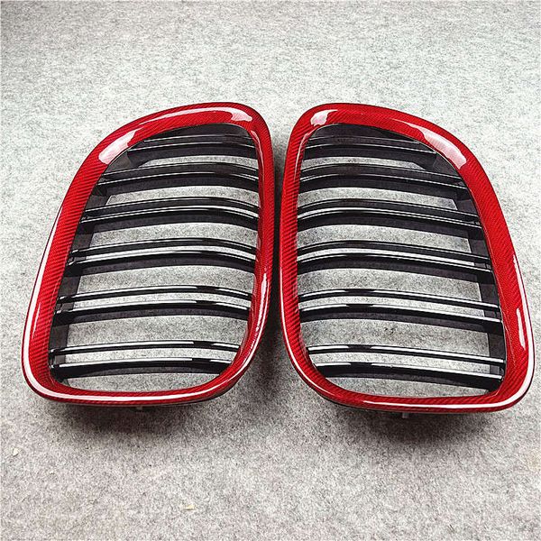2 piece red carbon fiber auto front grill for 7 series f01 f02 dual line front mesh grill grille 2008-2015
2 piece red carbon fiber auto front grill for 7 series f01 f02 dual line front mesh grill grille 2008-2015