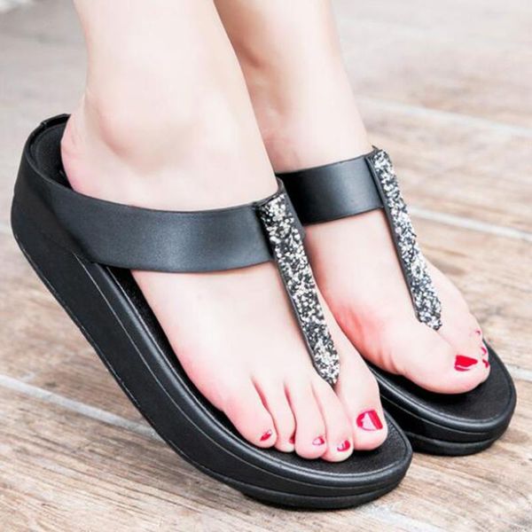 new women shoes comfort beach slippers summer fashion flip flops ladies shoes flat wedges gladiator rhinestone sandalias sh129, Black
new women shoes comfort beach slippers summer fashion flip flops ladies shoes flat wedges gladiator rhinestone sandalias sh129, Black