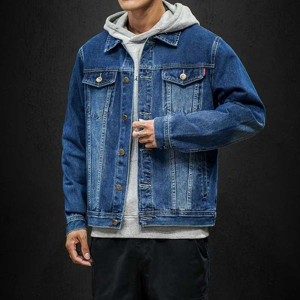 2020 spring denim jacket men's youth trend japanese retro men's thin section spring and autumn overalls jacket, Black;brown
2020 spring denim jacket men's youth trend japanese retro men's thin section spring and autumn overalls jacket, Black;brown