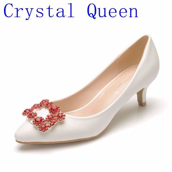 crystal queen 5cm thin heel womens wedding shoes bridal fashion pumps ladies office shoes pointed toe female high shoes, Black
crystal queen 5cm thin heel womens wedding shoes bridal fashion pumps ladies office shoes pointed toe female high shoes, Black