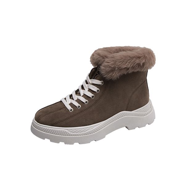 ladies plus velvet casual shoes fashion thick bottom lace-up women's shoes non-slip wear-resistant breathable warm cotton, Black
ladies plus velvet casual shoes fashion thick bottom lace-up women's shoes non-slip wear-resistant breathable warm cotton, Black