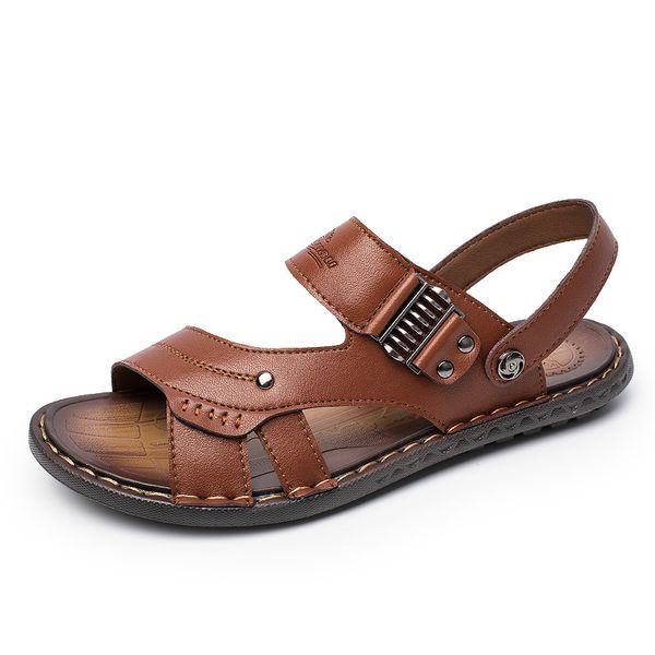 new 2019 summer men sandals breathable leather men beach sandals brand casual shoes comfortable slip-on casual cheap, Black
new 2019 summer men sandals breathable leather men beach sandals brand casual shoes comfortable slip-on casual cheap, Black