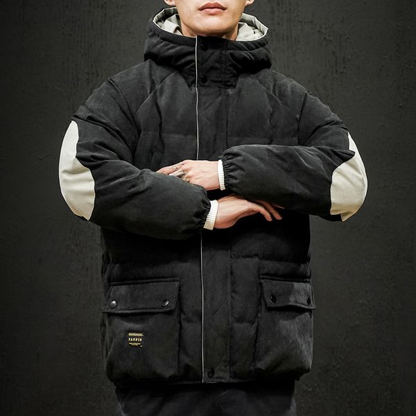 winter men's hooded coat sleeve spliced cotton clothing windproof keep warm m-5xl black gray men cotton jacket
winter men's hooded coat sleeve spliced cotton clothing windproof keep warm m-5xl black gray men cotton jacket
