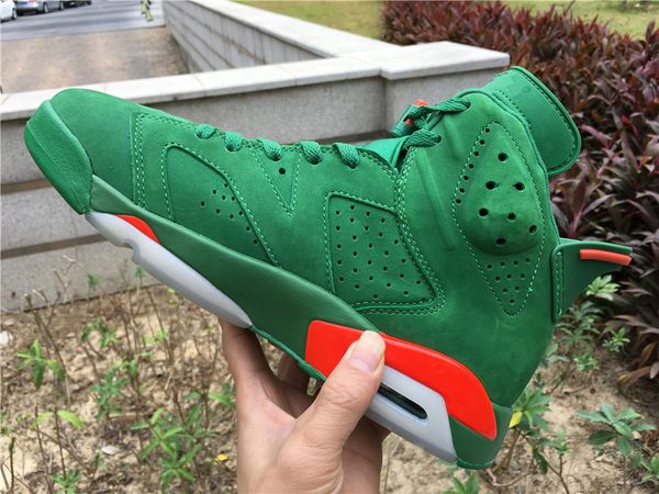 new with orange box 6 gatorade green suede men basketball shoes sports sneaker trainers size 8-13
new with orange box 6 gatorade green suede men basketball shoes sports sneaker trainers size 8-13