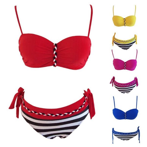 women swimwear push up padded bra bandage crochet bikini swimsuit triangle bathing suit beachwear for summer monokini
women swimwear push up padded bra bandage crochet bikini swimsuit triangle bathing suit beachwear for summer monokini