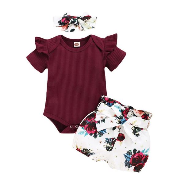 newborn baby girls clothes summer ruffles solid romper +floral print shorts+headbands 3pcs outfits set 6 9 12 18months, White
newborn baby girls clothes summer ruffles solid romper +floral print shorts+headbands 3pcs outfits set 6 9 12 18months, White