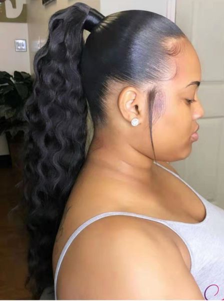 140g african american ponytail clip in wavy human hair drawstring ponytail unprocessed jet black color 1
140g african american ponytail clip in wavy human hair drawstring ponytail unprocessed jet black color 1