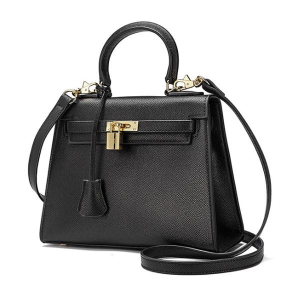 

Bag woman 2019 new brand PU lady single shoulder diagonal cross bag fashion lock lady handbag love bag B1002