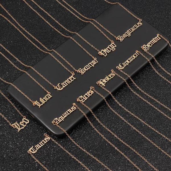 vintage letter pendant zodiac necklace woman igirl personalized gift friends custom namenecklace chain necklace gold jewelry, Silver
vintage letter pendant zodiac necklace woman igirl personalized gift friends custom namenecklace chain necklace gold jewelry, Silver