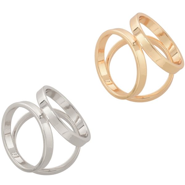 2pcs(golden + silver) women lady girls three ring fashion scarf ring buckle modern simple triple slide jewelry silk scarf clasp, Gray
2pcs(golden + silver) women lady girls three ring fashion scarf ring buckle modern simple triple slide jewelry silk scarf clasp, Gray