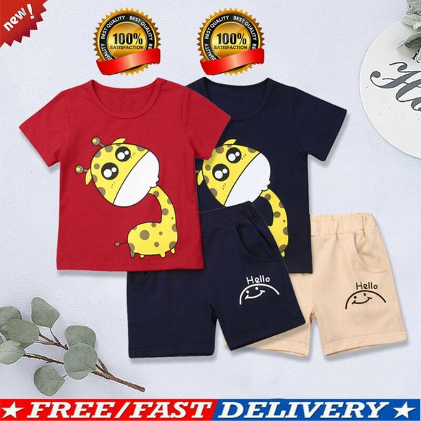 us newborn baby boy kids giraffe print t-shirt + shorts outfit clothes sets, White
us newborn baby boy kids giraffe print t-shirt + shorts outfit clothes sets, White