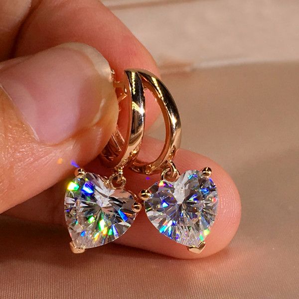 cute female 6/8mm heart hoop earrings vintage small rose gold wedding earrings jewelry double for women, Golden;silver
cute female 6/8mm heart hoop earrings vintage small rose gold wedding earrings jewelry double for women, Golden;silver