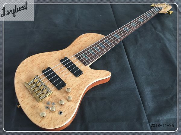 lvyelectric guitar high grade level natrual color bass with butterfly inlay on head can be customised
lvyelectric guitar high grade level natrual color bass with butterfly inlay on head can be customised