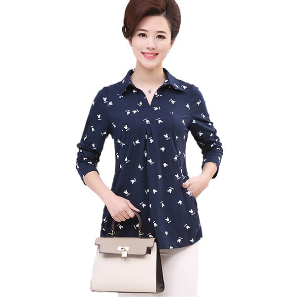 spring autumn middle-aged women's long sleeve shirt plus size 5xl loose turn-down collar casual fashion shirt women lu714, White
spring autumn middle-aged women's long sleeve shirt plus size 5xl loose turn-down collar casual fashion shirt women lu714, White