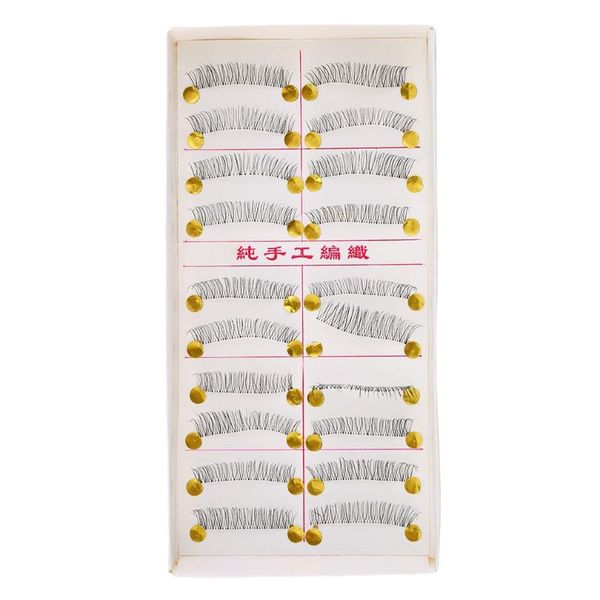 10 pairs handmade fake false eyelash lashes natural transparent stem black korean style
10 pairs handmade fake false eyelash lashes natural transparent stem black korean style
