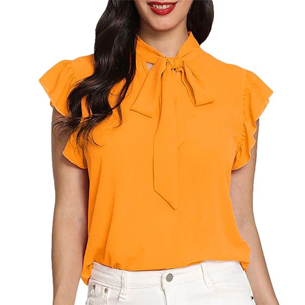 summer 2020 women yellow shirt sleeveless shirts korean ruffles women streetwear slim chiffon blouse elegant ladies, White
summer 2020 women yellow shirt sleeveless shirts korean ruffles women streetwear slim chiffon blouse elegant ladies, White