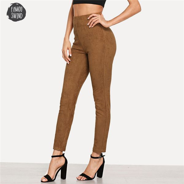 elegant office lady leggings spandex solid suede skinny autumn highstreet workwear women pants trousers brown drop shipping, Black
elegant office lady leggings spandex solid suede skinny autumn highstreet workwear women pants trousers brown drop shipping, Black
