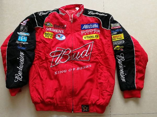 2019 вышивка хлопок nascar moto команда гоночный автомобиль куртка костюм, Black;red
2019 вышивка хлопок nascar moto команда гоночный автомобиль куртка костюм, Black;red