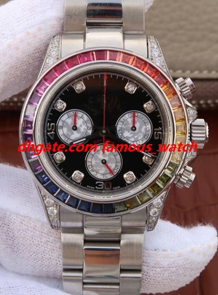 luxury watch 2 style diamond dial for 116598 116599 rbow black/gold diamond hour markers 40mm automatic fashion men's watches, Slivery;brown
luxury watch 2 style diamond dial for 116598 116599 rbow black/gold diamond hour markers 40mm automatic fashion men's watches, Slivery;brown