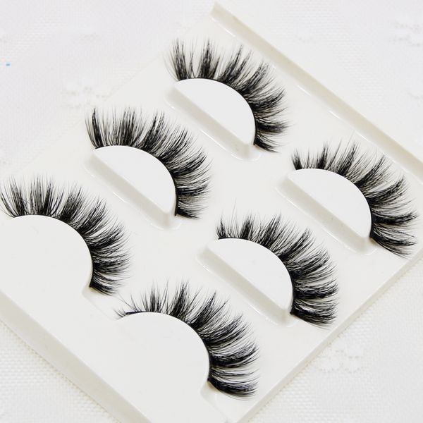 false eyelashes 3pcs/lot 100% handmade real eyelash 3d strip mink lashes thick fake faux makeup beauty
false eyelashes 3pcs/lot 100% handmade real eyelash 3d strip mink lashes thick fake faux makeup beauty