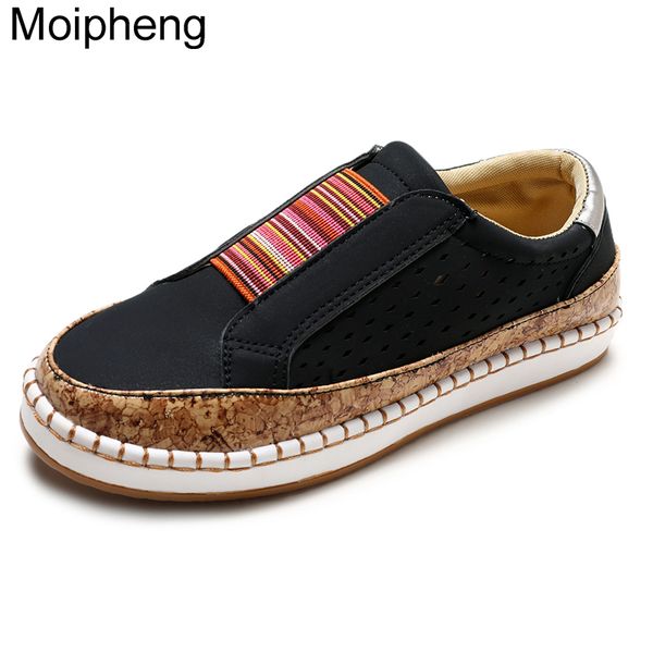 moipheng retro flat shoes women fashion striped breathable elastic band hollow out womens shoes casual loafers sapato feminino, Black
moipheng retro flat shoes women fashion striped breathable elastic band hollow out womens shoes casual loafers sapato feminino, Black