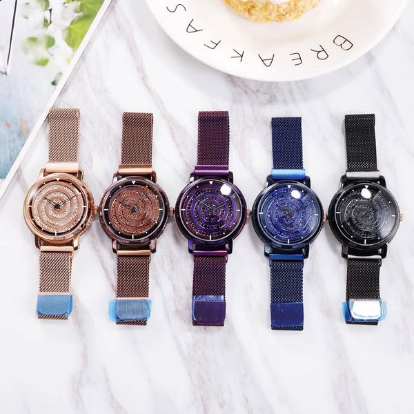 purple alloy mesh strap ladies watch beautiful rotating dial clock personality bracelets, Slivery;brown
purple alloy mesh strap ladies watch beautiful rotating dial clock personality bracelets, Slivery;brown
