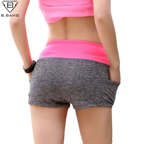 b.bang women shorts 2017 woman's solid color beach skinny short cool quick dry sport running short fitness jogging, Black;blue
b.bang women shorts 2017 woman's solid color beach skinny short cool quick dry sport running short fitness jogging, Black;blue