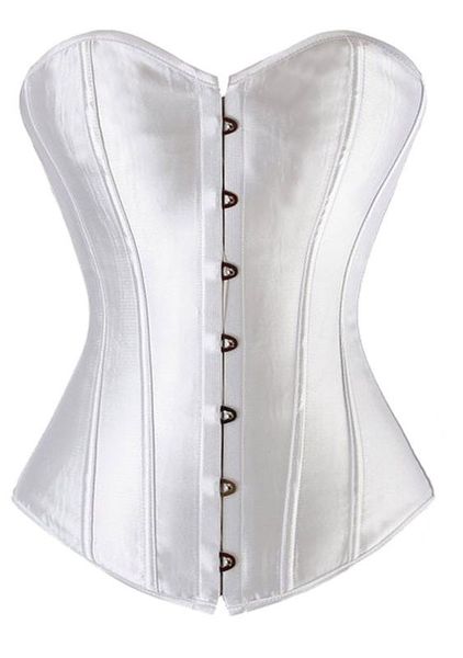 women fashion slim corset satin bridal corset bustier plus size overbust lace up underwear full body shaper, Black;white
women fashion slim corset satin bridal corset bustier plus size overbust lace up underwear full body shaper, Black;white