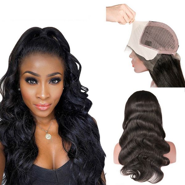 wig 13x6 lace front human hair wigs pre plucked body wave deep parting wig with baby hair brazilian lace wigs, Black
wig 13x6 lace front human hair wigs pre plucked body wave deep parting wig with baby hair brazilian lace wigs, Black