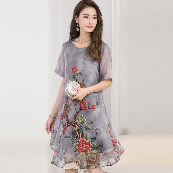 plus size dresses woman clothes 2019 women summer dress print chiffon dress casual o neck short sleeve dresses long plus size vestidos, Black;gray
plus size dresses woman clothes 2019 women summer dress print chiffon dress casual o neck short sleeve dresses long plus size vestidos, Black;gray