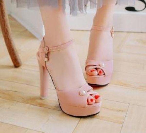 2019 women's sandals in summer with new style high heel coarse heel waterproof table @16, Black
2019 women's sandals in summer with new style high heel coarse heel waterproof table @16, Black