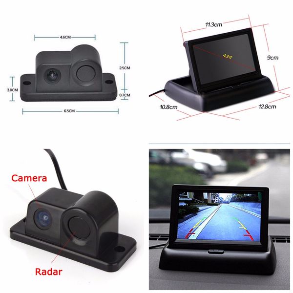 anshilong car reverse parking camera with radar sensor + 4.3" foldable lcd rear view monitor 3 in 1
anshilong car reverse parking camera with radar sensor + 4.3" foldable lcd rear view monitor 3 in 1