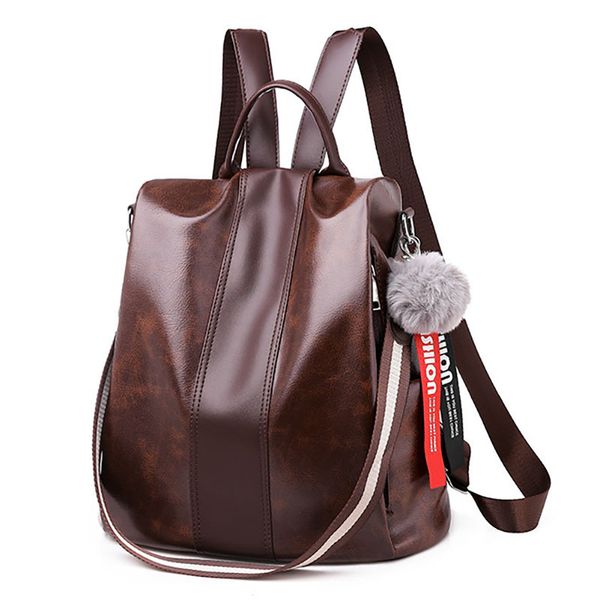 backpack female 2020 new korean version of pu soft leather anti-theft ladies student bag travel backpack
backpack female 2020 new korean version of pu soft leather anti-theft ladies student bag travel backpack