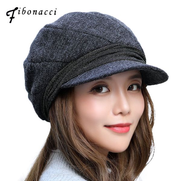 fibonacci 2020 new brand quality fashion female berets patchwork newsboy cap hat women artist autumn winter beret hat, Blue;gray
fibonacci 2020 new brand quality fashion female berets patchwork newsboy cap hat women artist autumn winter beret hat, Blue;gray