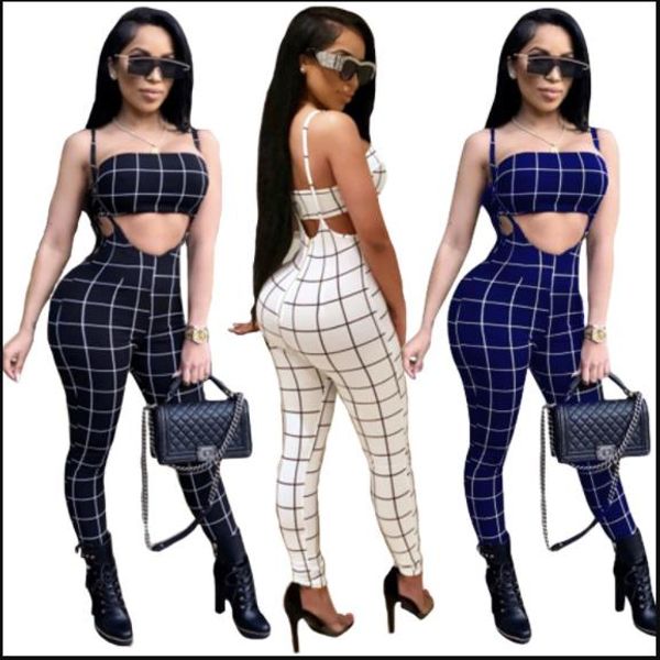 slim womens designer tracksuits sets club casual playsuits plaids strapless bras 2pcs fashion female suits, Gray
slim womens designer tracksuits sets club casual playsuits plaids strapless bras 2pcs fashion female suits, Gray